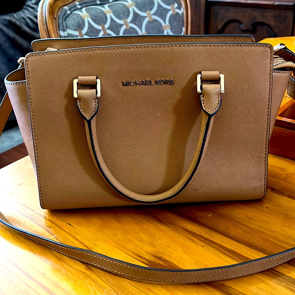Beige Michael Kors bag